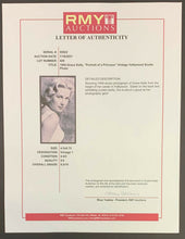 Load image into Gallery viewer, 1954 Grace Kelly Type 1 Photo Young Actress Portrait Of A Princess Hollywood