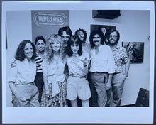 Load image into Gallery viewer, 1980's Vintage Photo Stevie Nicks + Joan Jett New York City Radio Station Visit