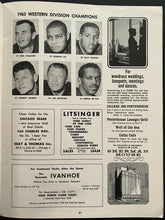 Load image into Gallery viewer, 1963 NFL Championship Program Chicago Bears Wrigley Field New York Giants VTG