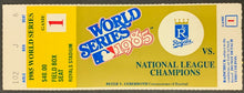 Load image into Gallery viewer, 1985 World Series Game 1 Ticket Kansas City Royals v St. Louis Cardinals