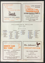 Load image into Gallery viewer, 1951 St. Louis Cardinals Philadelphia Phillies MLB Baseball Exhibition Program