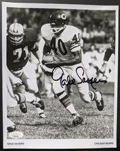 Load image into Gallery viewer, Gale Sayers Autographed Football Photo Signed Chicago Bears NFL JSA COA