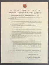 Load image into Gallery viewer, 1983-84 NHL Hockey Ducument Lot x5 Dave Hutchison Contract Toronto Maple Leafs