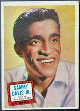 Load image into Gallery viewer, 1957 Topps Hit Stars Trading Card Sammy Davis Jr. #83 Non Sports Vintage Music