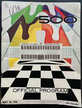 Load image into Gallery viewer, 60th Indy 500 Program May 30 1976 Indianapolis Motor Speedway Racing Vintage