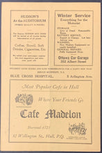 Load image into Gallery viewer, 1931 Ottawa Auditorium Hockey Program Montreal Maroons vs Senators Babe Siebert