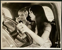 Load image into Gallery viewer, 1967 Type 1 Photo Twiggy + Cher Pop Culture Icons Driving In A Car Excalibur