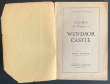 Load image into Gallery viewer, 1936 Windsor Castle Visitor's Guide Book Photos Inside Historical UK