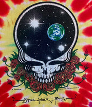 Load image into Gallery viewer, Vintage 1990 Grateful Dead T Shirt Tie Dye Space Your Face 25 Years 90s Garcia