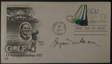 Load image into Gallery viewer, 1977 Byron Nelson Signed First Day Issue Augusta National Envelope Golf JSA