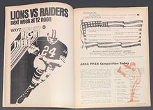 Load image into Gallery viewer, 1970 Tiger Stadium NFL Football Program Detroit Lions vs San Francisco 49ers