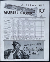Load image into Gallery viewer, 1937 World Series Game 5 Official Program Yankee Stadium New York Giants MLB