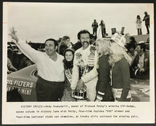 Load image into Gallery viewer, 1973 Daytona 500 Race Wnners Circle Original Press Photo Richard Petty's Dodge