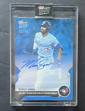 Load image into Gallery viewer, 2021 Topps Now Marcus Semien Auto Signed 02/49 MLB Baseball Card Blue Jays