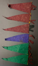 Load image into Gallery viewer, Vintage Little Buffalo 12" Mini Pennant Lot x6 Famous Alberta Indian Settlement