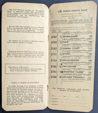 Load image into Gallery viewer, 1939 Thorobred Racing Program Woodbine Park Ontario Jockey Club Spring Meeting