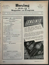 Load image into Gallery viewer, 1942 Heavyweight Championship Boxing Program Madison Square Garden Louis v Baer