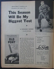 Load image into Gallery viewer, 1961 Hockey Pictorial Magazine Boom Boom Geoffrion Front Cover Canadiens VTG
