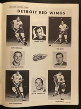 Load image into Gallery viewer, 1969 NHL Hockey Program Detroit Red Wings Chicago Blackhawks Gordie Howe Cover