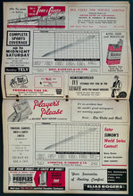 Load image into Gallery viewer, 1957 Toronto Maple Leaf Baseball International League Type 1 Photo + Schedule +