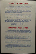 Load image into Gallery viewer, 1977 MLB Baseball Hall of Fame Induction Program + Game Ticket + Scorecard HOF