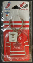 Load image into Gallery viewer, 2010 Vancouver Winter Olympics Team Canada Jersey Keychain Hockey NHLPA