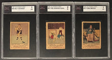 Load image into Gallery viewer, 1951-52 Parkhurst Hockey Cards Full Set NHL Howe Sawchuk Richard Rookie RC KSA
