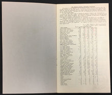 Load image into Gallery viewer, 1961 CFL Western Conference Football League Statistics Guide Vintage Rare