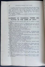 Load image into Gallery viewer, Rare 1895 Edition Spalding's Official Golf Guide USGA Sports Historical Vintage