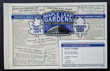 Load image into Gallery viewer, 1996-97 Toronto Maple Leafs NHL Full Season Ticket Book With 65th Anniversary