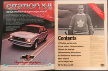 Load image into Gallery viewer, 1981 Maple Leaf Gardens NHL Program Toronto Leafs vs St. Louis Blues Dave Babych
