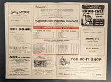 Load image into Gallery viewer, 1953 Detroit Red Wings Johnny Bower Autographed Signed Program NHL Hockey VTG