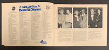 Load image into Gallery viewer, 1982 NHL All-Star Game Charity Dinner + Lester Patrick Award Program Vintage