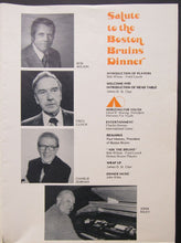Load image into Gallery viewer, 1980 10th Annual Salute To The Boston Bruins Dinner Program - Foldout Poster NHL