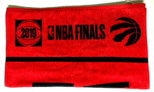 Load image into Gallery viewer, 2019 NBA Finals Toronto Raptors + GS Warriors Game Used Players Bench Towels