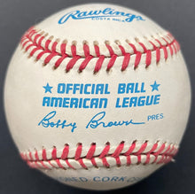 Load image into Gallery viewer, Bob Lemon Signed Official Rawlings MLB Baseball Autographed Bobby Brown AL Ball