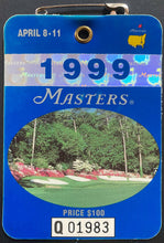 Load image into Gallery viewer, 1999 PGA Masters Golf Tournament Program + Weekend Pass José María Olazábal Wins