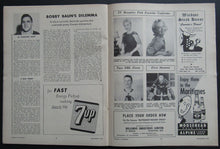 Load image into Gallery viewer, 1958 Hockey Pictorial Magazine Autographed By Eddie Litzenberger Blackhawks NHL