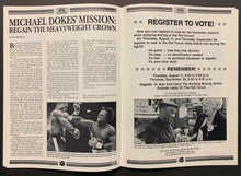 Load image into Gallery viewer, 1988 Madison Square Garden Boxing Program Farrago vs DeJesus + Tyson Article