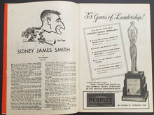 Load image into Gallery viewer, 1955 Maple Leaf Gardens Program Montreal Canadiens vs Toronto NHL Hockey Lumley