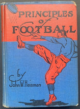 Load image into Gallery viewer, 1922 Principles of Football Hard Cover Book John Heisman First Edition NFL NCAA
