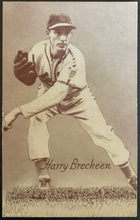 Load image into Gallery viewer, 1940's Vintage Baseball Exhibit Cards x3 MLB Cleveland Indians Brooklyn Dodgers