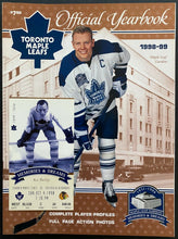 Load image into Gallery viewer, 1998 NHL Hockey Yearbook Toronto Maple Leaf Gardens Final Pre-Season Ticket Stub