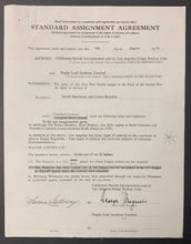 Load image into Gallery viewer, 1978 Toronto Maple Leafs Receive Dave Hutchison Historic Trade Agreement Vintage