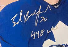 Load image into Gallery viewer, Ed Belfour Autographed Toronto Maple Leafs NHL Hockey Photo Signed 448 Wins JSA
