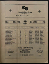 Load image into Gallery viewer, 1957 Quebec Colisee Playoff Hockey Program Edinburgh Trophy Series Game 6 Aces