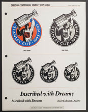 Load image into Gallery viewer, 1992-1993 NHL Stanley Cup 100th Anniversary Centennial Press Kit Hockey Photos