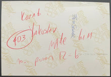 Load image into Gallery viewer, 1976 NHL Buffalo Sabres Soviet Wings Signed Yakushev Autographed Card + Photo