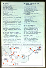 Load image into Gallery viewer, 1950's 1050 Chum Radio Music Sing Along Song Book Sunoco Vintage Rare Promo