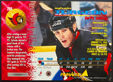 Load image into Gallery viewer, 1994-95 Pinnacle #288 Sylvain Turgeon NHL Hockey Card Young Patrick Kane Picture